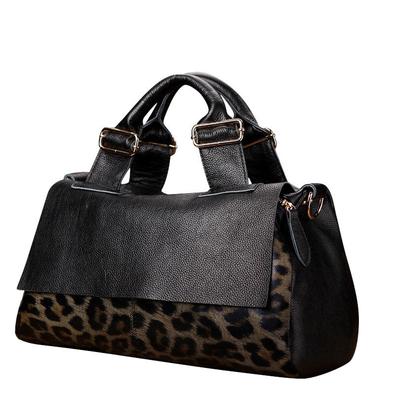 Women's Western Leopard Print Handbag – Bold Animal Pattern Shoulder Bag