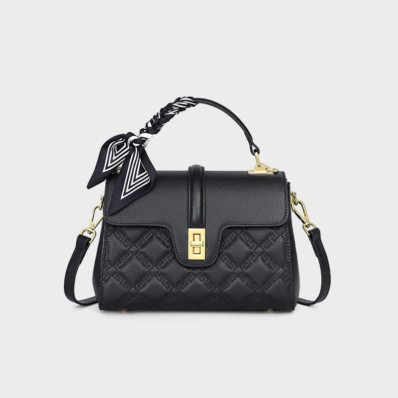 Women's High-End Textured Large Capacity Tote Bag – Cowhide & Leather Crossbody
