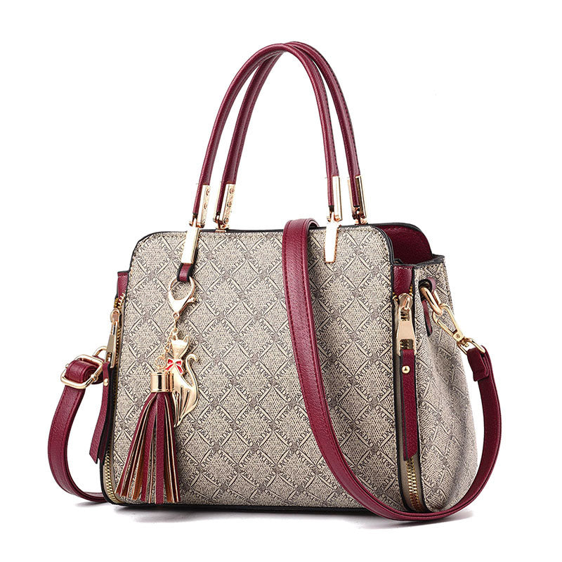 Women's High-End Shoulder & Messenger Bag – Luxury Multi-Carry Handbag