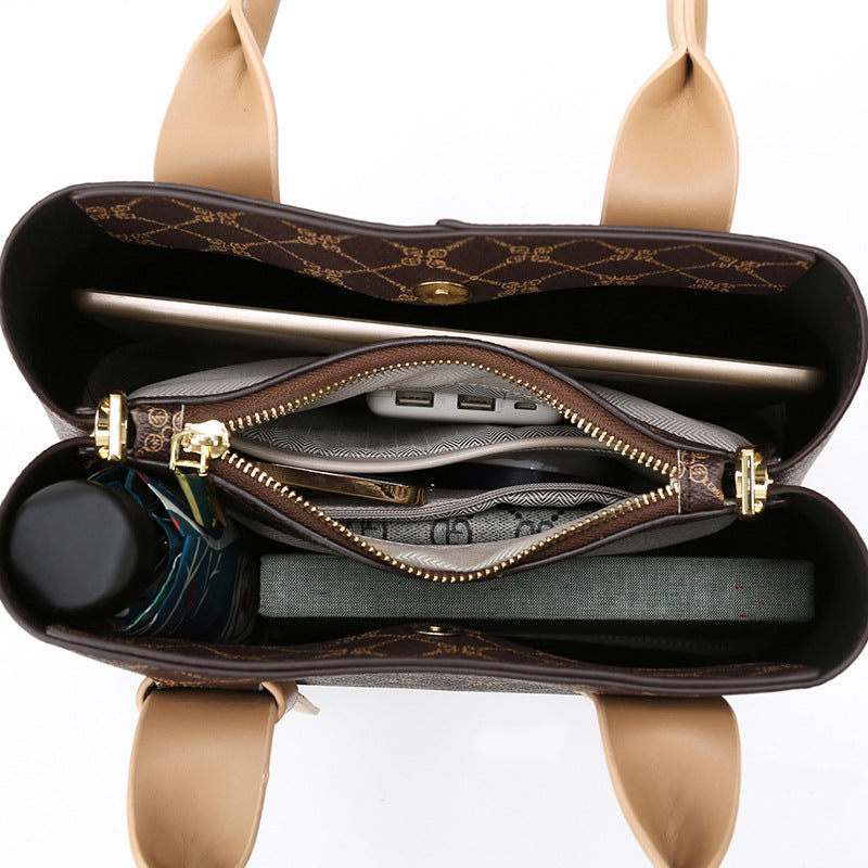 Women's Retro PVC Messenger Bag – Large Shoulder Bag with Gift Box Option