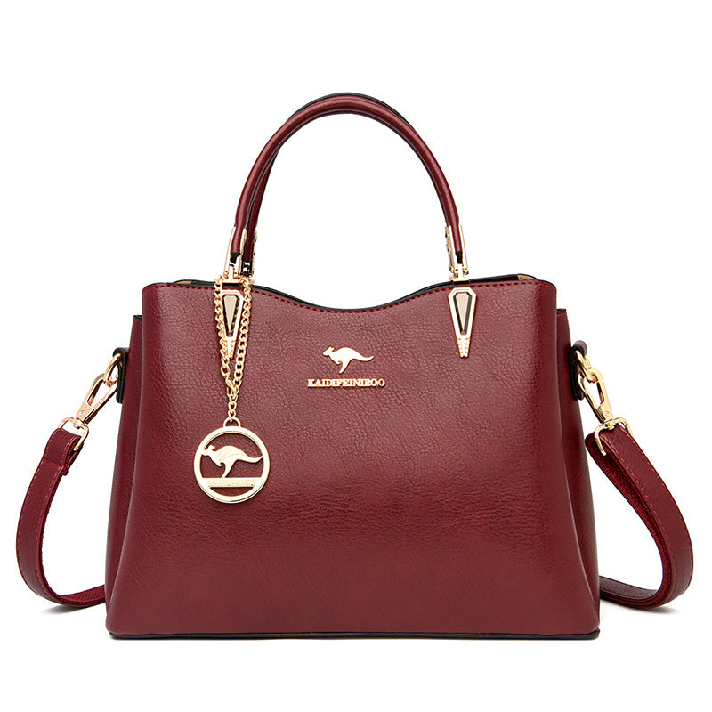Women's Retro Motorcycle PU Messenger Bag – Metal Detail Shoulder Bag