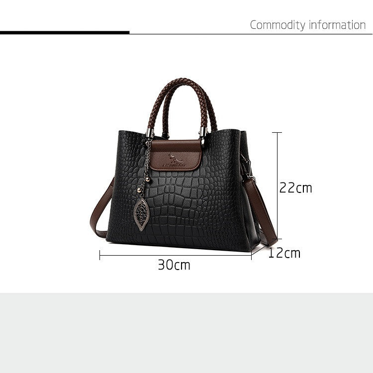 Women's Large Casual Shoulder Messenger Bag – Portable Everyday Handbag