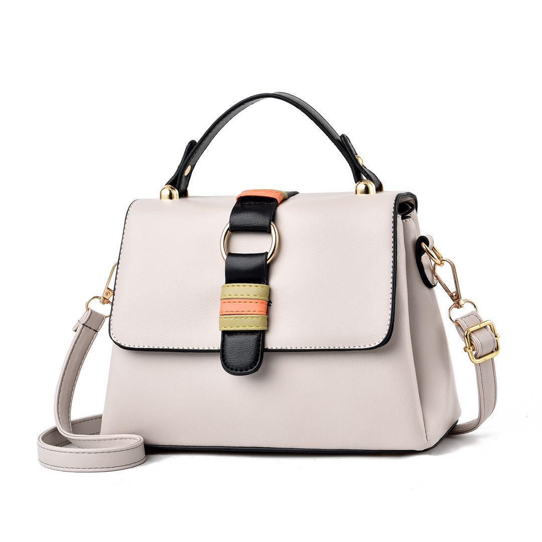 Women's PU Small Square Shoulder Bag – Compact Crossbody Handbag in 6 Colours