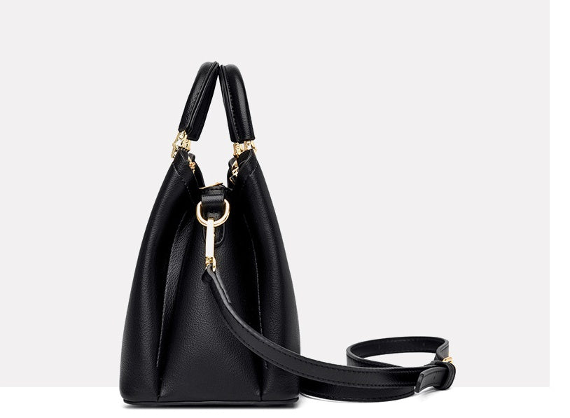Women's Metal Letter PU Small Square Messenger Bag – Street Trend Shoulder Bag