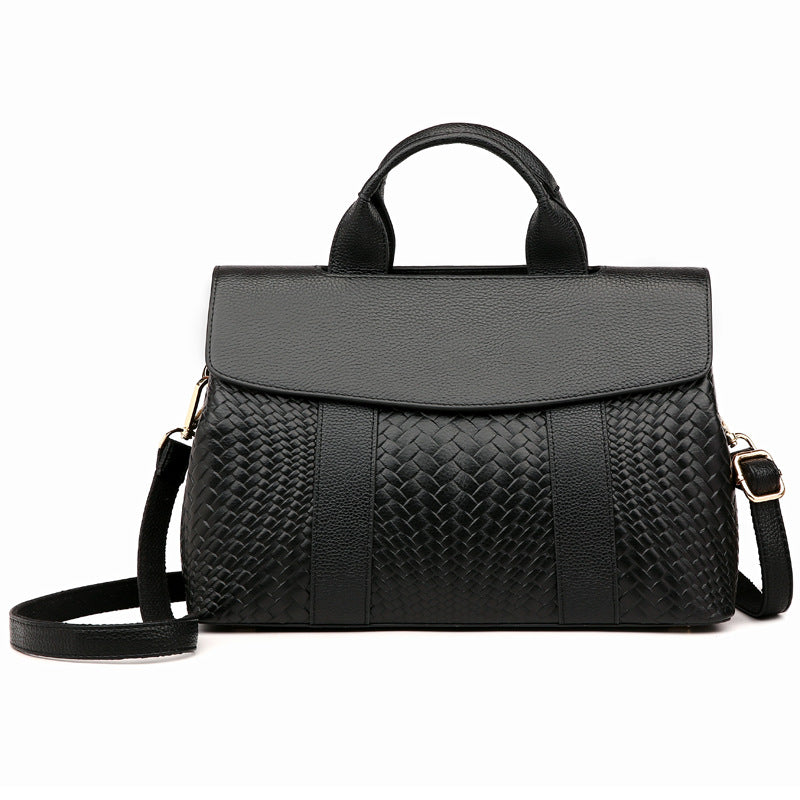 Women's Embossed PU Motorcycle Bag – Large Capacity Flap Shoulder & Messenger Bag