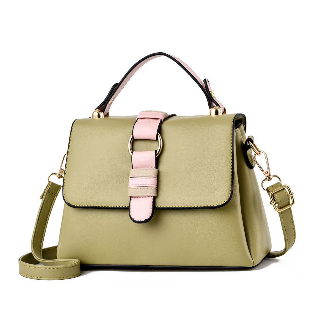 Women's PU Small Square Shoulder Bag – Compact Crossbody Handbag in 6 Colours