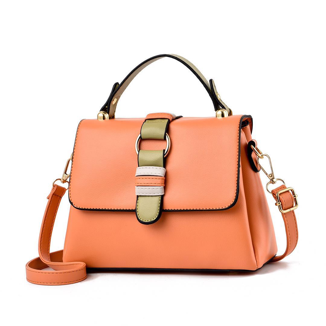 Women's PU Small Square Shoulder Bag – Compact Crossbody Handbag in 6 Colours