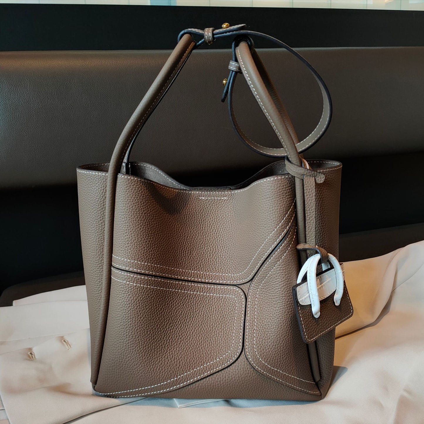 Women's Contrast Colour Basket Underarm Bag – Shoulder & Crossbody Handbag
