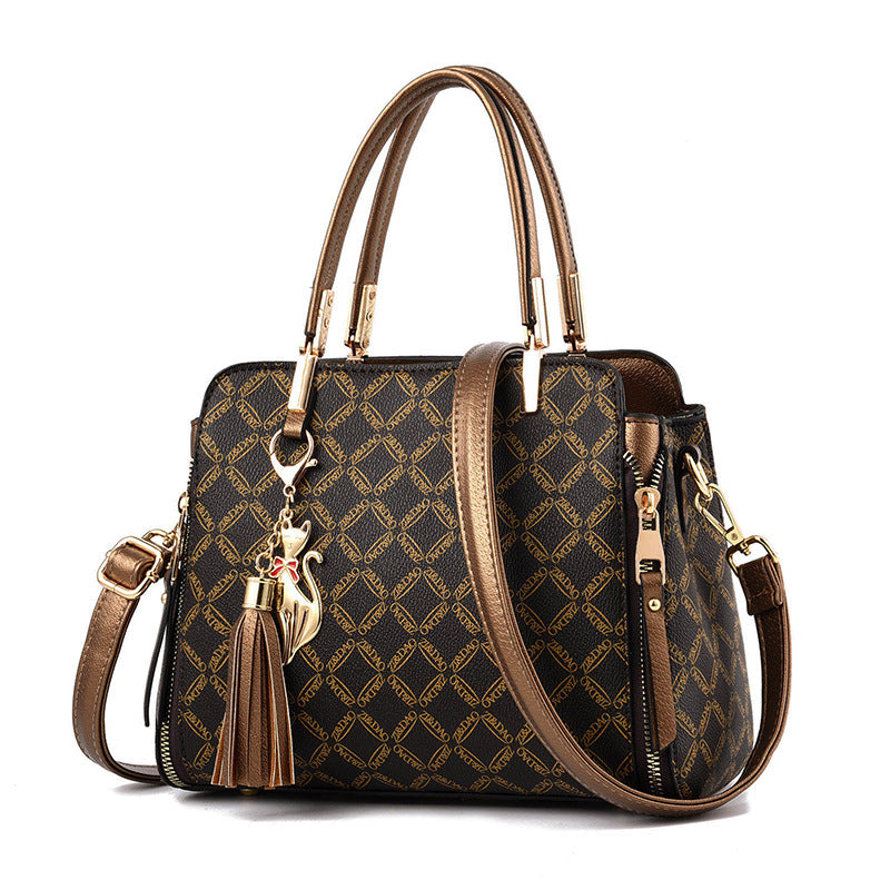 Women's High-End Shoulder & Messenger Bag – Luxury Multi-Carry Handbag