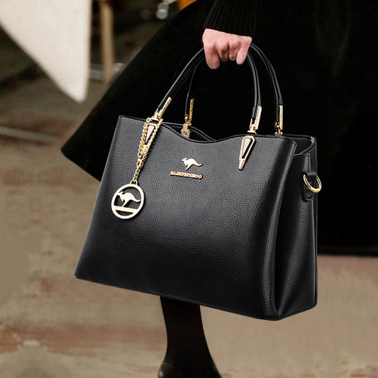 Women's Retro Motorcycle PU Messenger Bag – Metal Detail Shoulder Bag