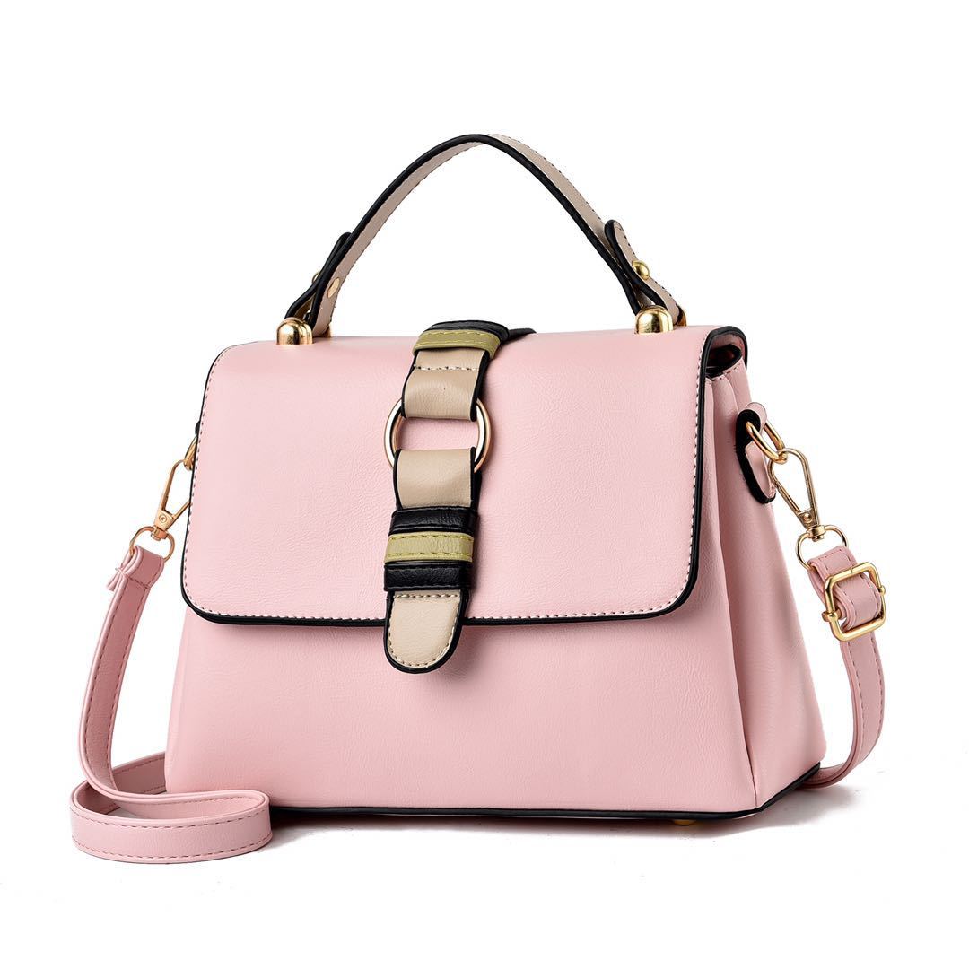 Women's PU Small Square Shoulder Bag – Compact Crossbody Handbag in 6 Colours