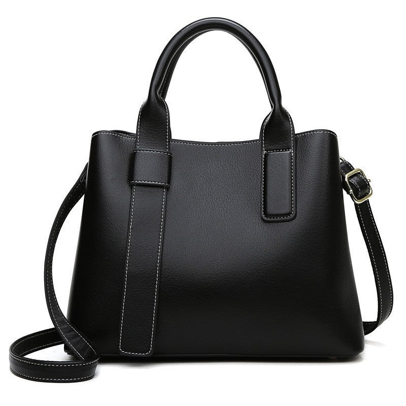Women's Retro PVC Messenger Bag – Large Shoulder Bag with Gift Box Option