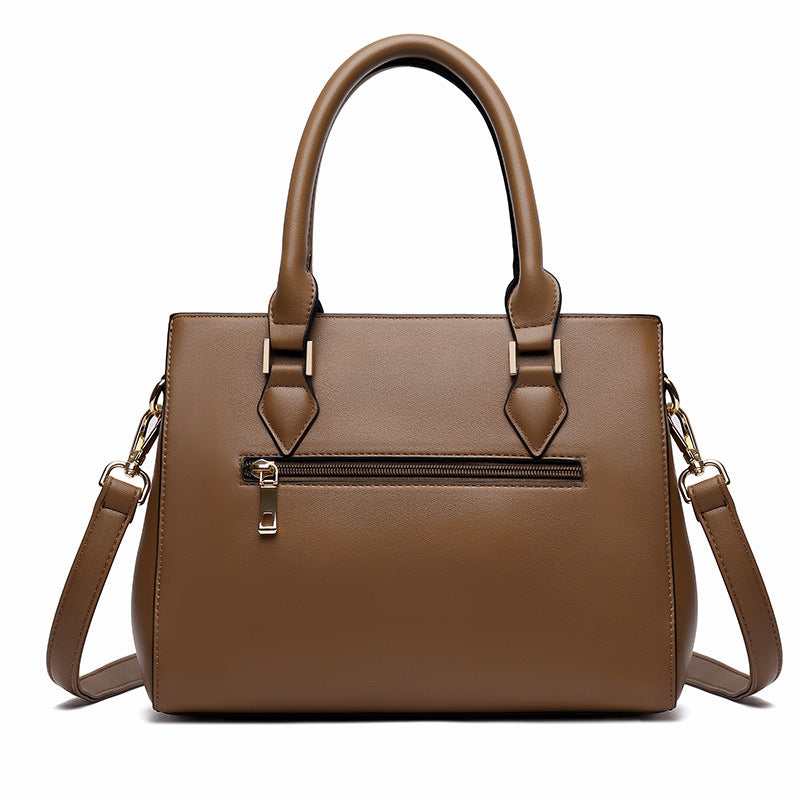 Women's Soft PU Leather Commuter Crossbody Bag – Large Capacity Shoulder Bag