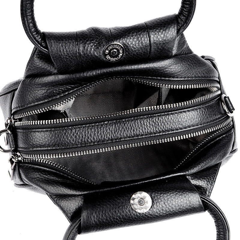 Women's Elephant Grey Crossbody Bag – Sophisticated Versatile Shoulder Bag