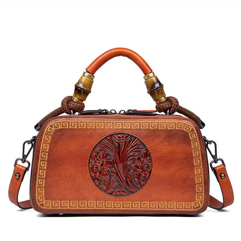 Women's Top Layer Cowhide Leather Bag – Premium Genuine Leather Handbag