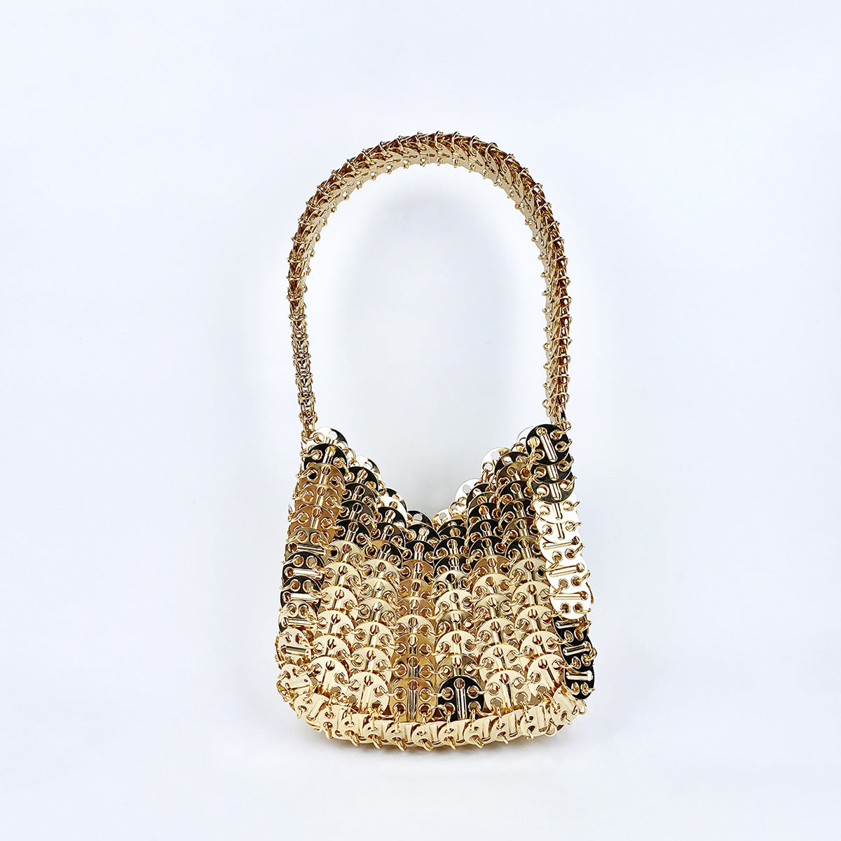 Women's Handmade Sequin Satchel – Acrylic Paillette Shoulder Bag