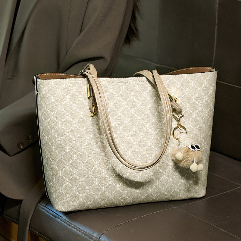 Women's Large Capacity Tote Bag – Stylish Versatile Everyday Handbag