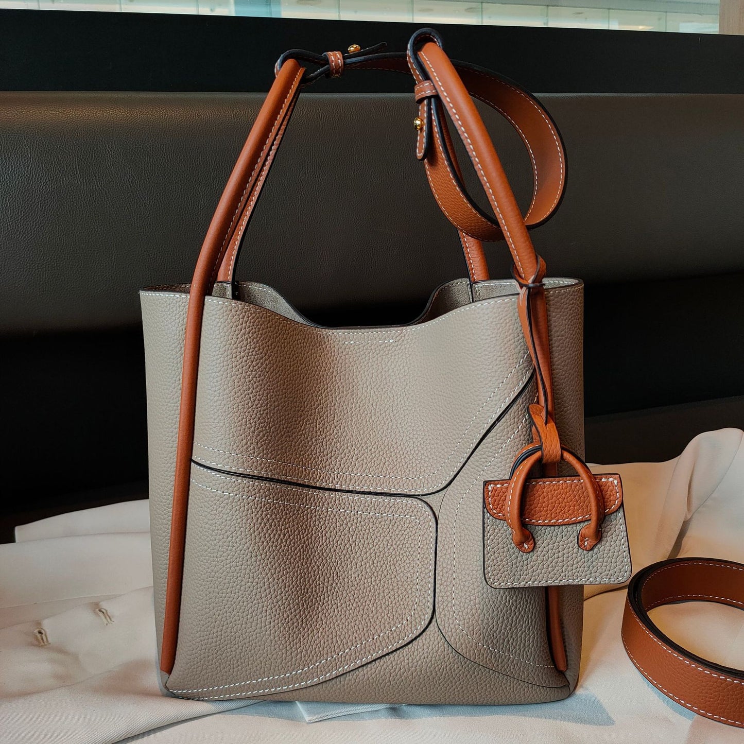Women's Contrast Colour Basket Underarm Bag – Shoulder & Crossbody Handbag