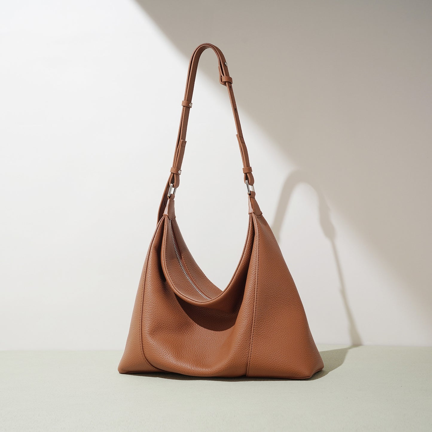 Women's Soft First Layer Cowhide Pillow Bag – Genuine Leather Shoulder Handbag