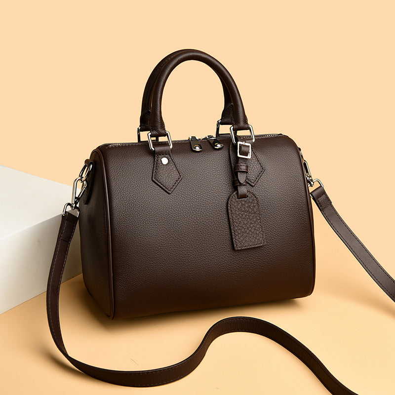 Women's Genuine Leather Crossbody Bag – Stylish Everyday Shoulder Bag