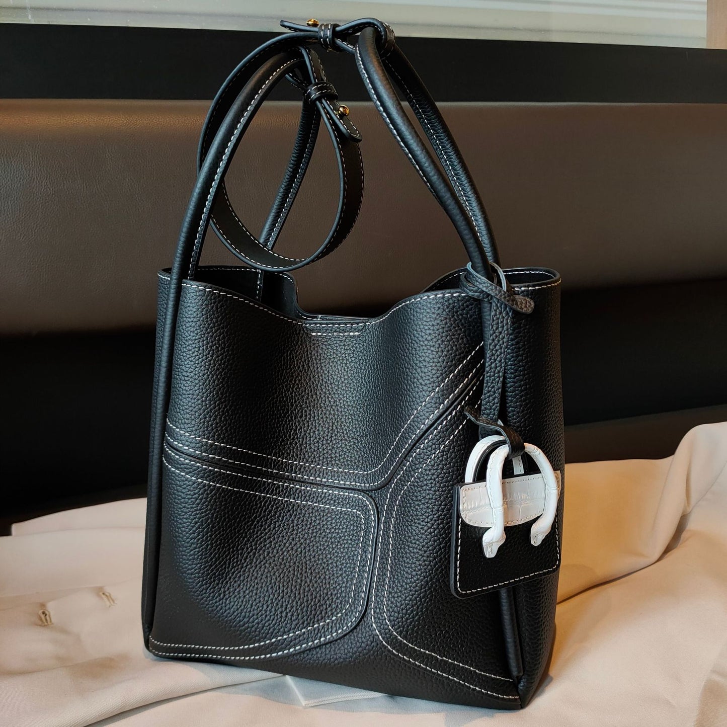 Women's Contrast Colour Basket Underarm Bag – Shoulder & Crossbody Handbag