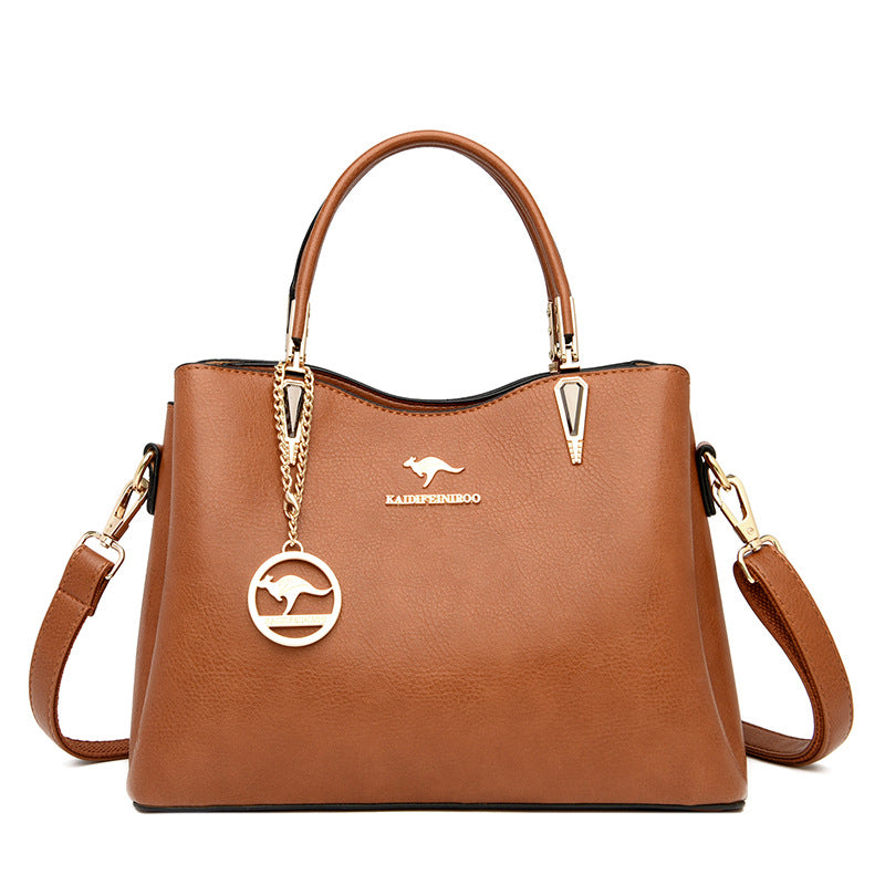 Women's Retro Motorcycle PU Messenger Bag – Metal Detail Shoulder Bag