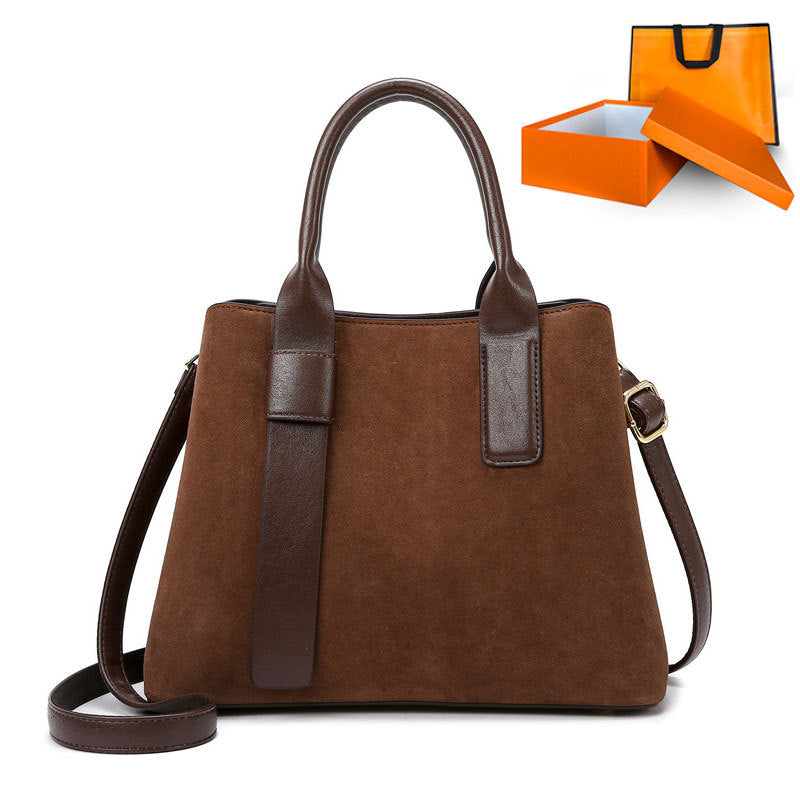 Women's Retro PVC Messenger Bag – Large Shoulder Bag with Gift Box Option