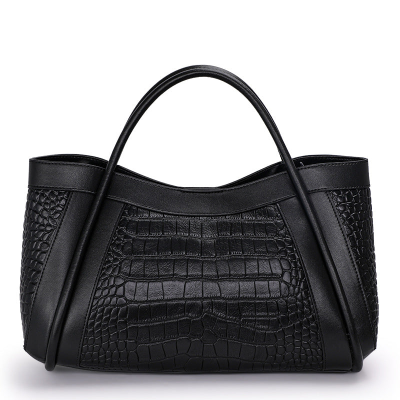 Women's Fashion Leather Tote Handbag – Practical Commuter Shoulder Bag
