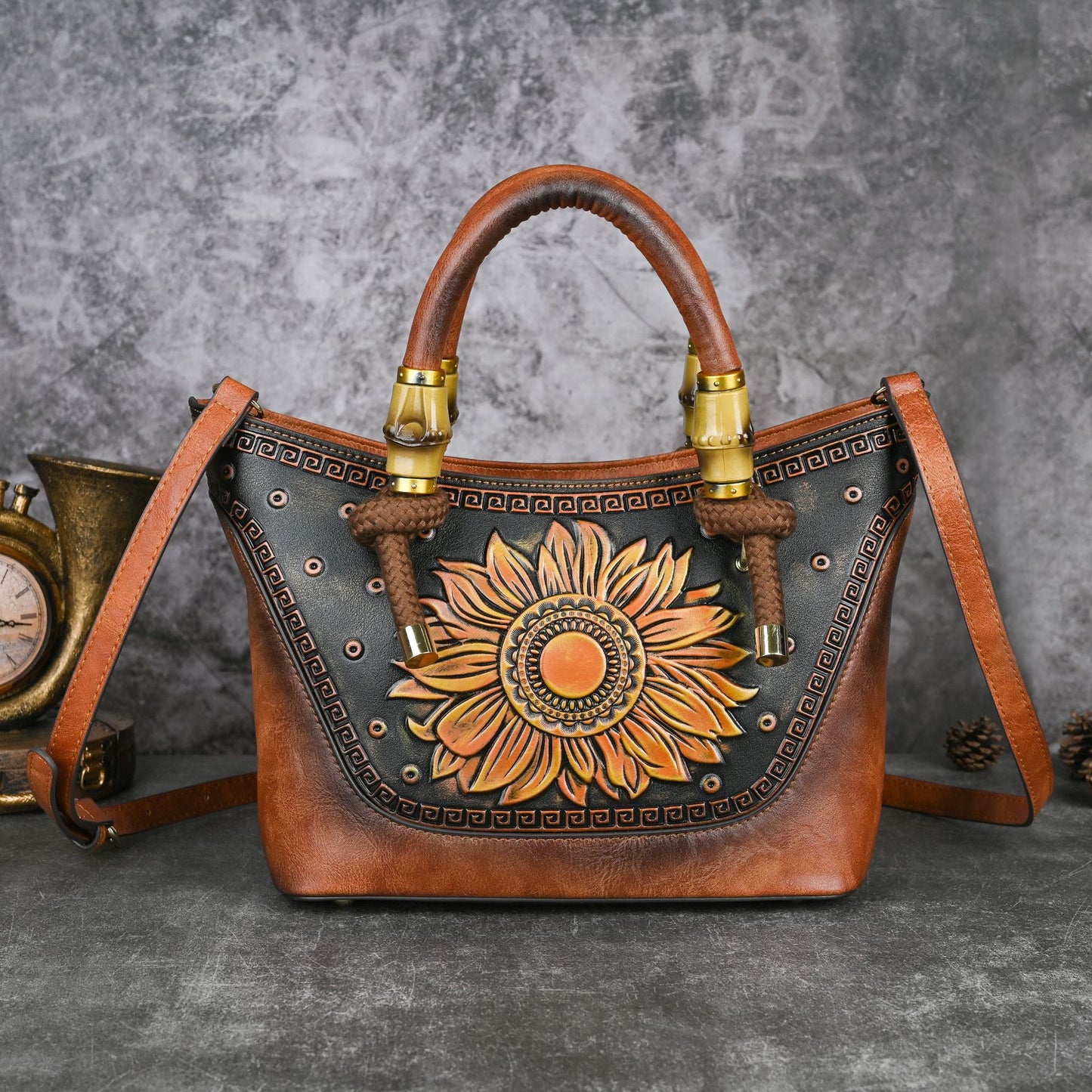 Women's Elegant Dumpling-Shape Crossbody Bag – Embossed PU Shoulder Bag