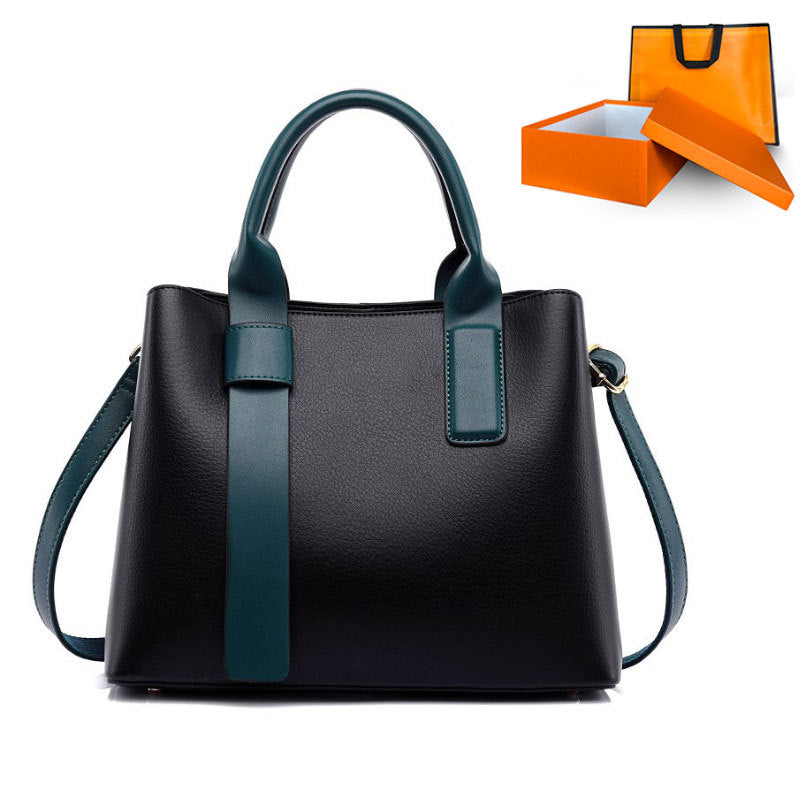 Women's Retro PVC Messenger Bag – Large Shoulder Bag with Gift Box Option
