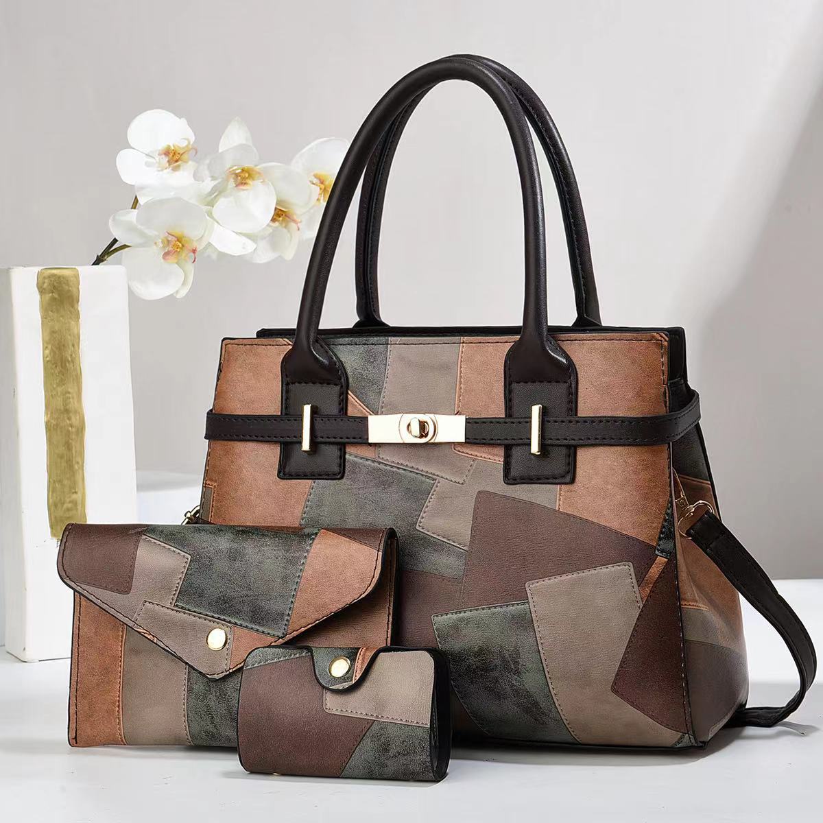 Women's Large Capacity Crossbody Shoulder Bag – Commuter Handbag for Work & Travel