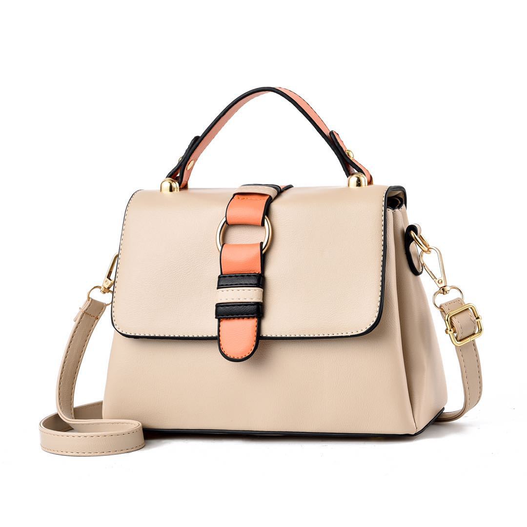 Women's PU Small Square Shoulder Bag – Compact Crossbody Handbag in 6 Colours