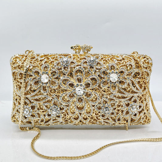 Full-Strass Diamond-Inlaid Evening Clutch – Women's Luxury Banquet Bag