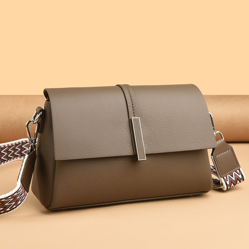 Women's First Layer Cowhide Tote Bag – Soft Genuine Leather Shoulder & Messenger Bag