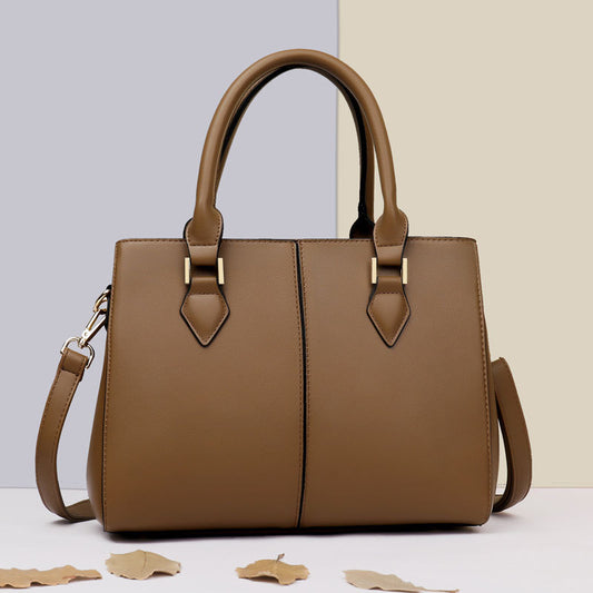 Women's Soft PU Leather Commuter Crossbody Bag – Large Capacity Shoulder Bag