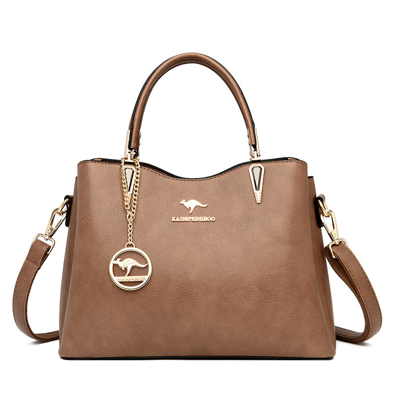Women's Retro Motorcycle PU Messenger Bag – Metal Detail Shoulder Bag