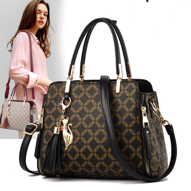 Women's High-End Shoulder & Messenger Bag – Luxury Multi-Carry Handbag