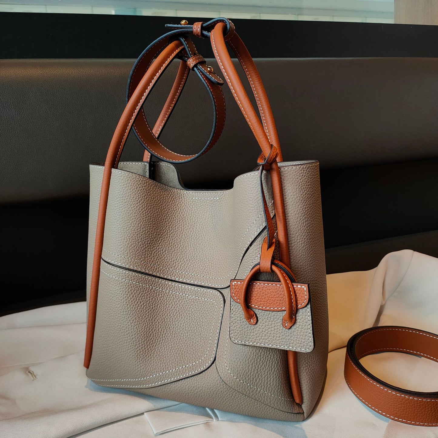 Women's Contrast Colour Basket Underarm Bag – Shoulder & Crossbody Handbag
