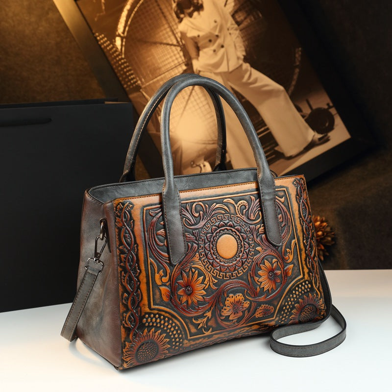 Women's Large Capacity Shoulder Bag – Simple Versatile Everyday Handbag