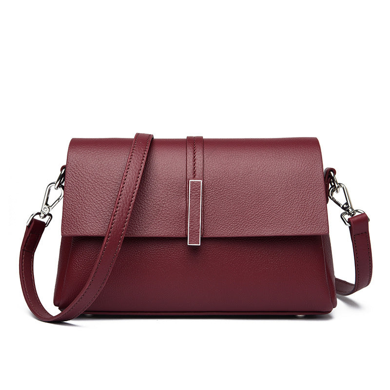 Women's First Layer Cowhide Tote Bag – Soft Genuine Leather Shoulder & Messenger Bag