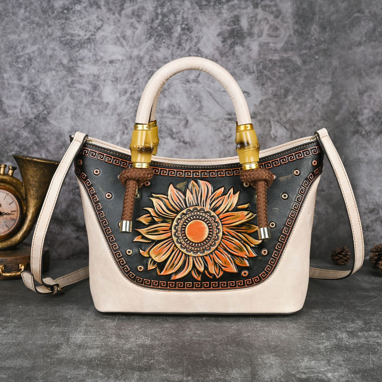 Women's Elegant Dumpling-Shape Crossbody Bag – Embossed PU Shoulder Bag
