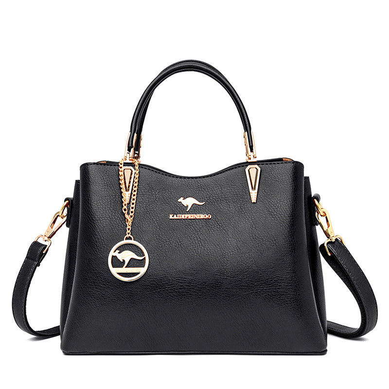 Women's Retro Motorcycle PU Messenger Bag – Metal Detail Shoulder Bag