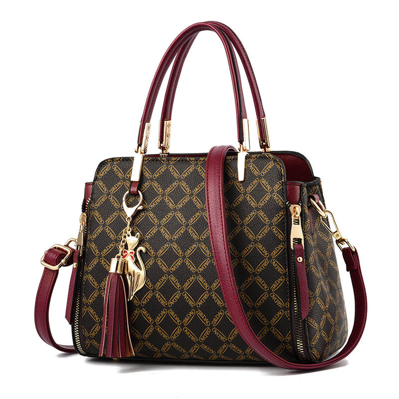 Women's High-End Shoulder & Messenger Bag – Luxury Multi-Carry Handbag