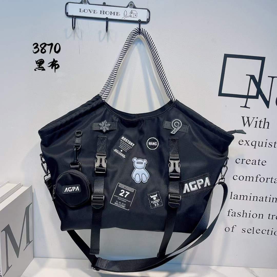 Women's Waterproof Nylon Mesh Shoulder Bag – Casual Large Everyday Bag