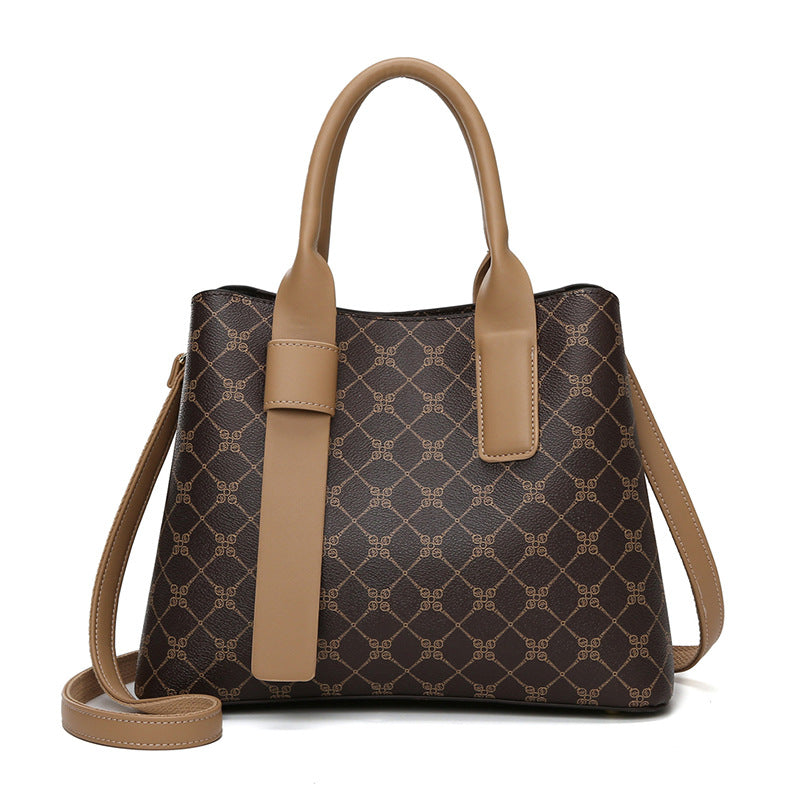 Women's Soft Leather Commuter Handbag – Elegant Temperament Shoulder Bag