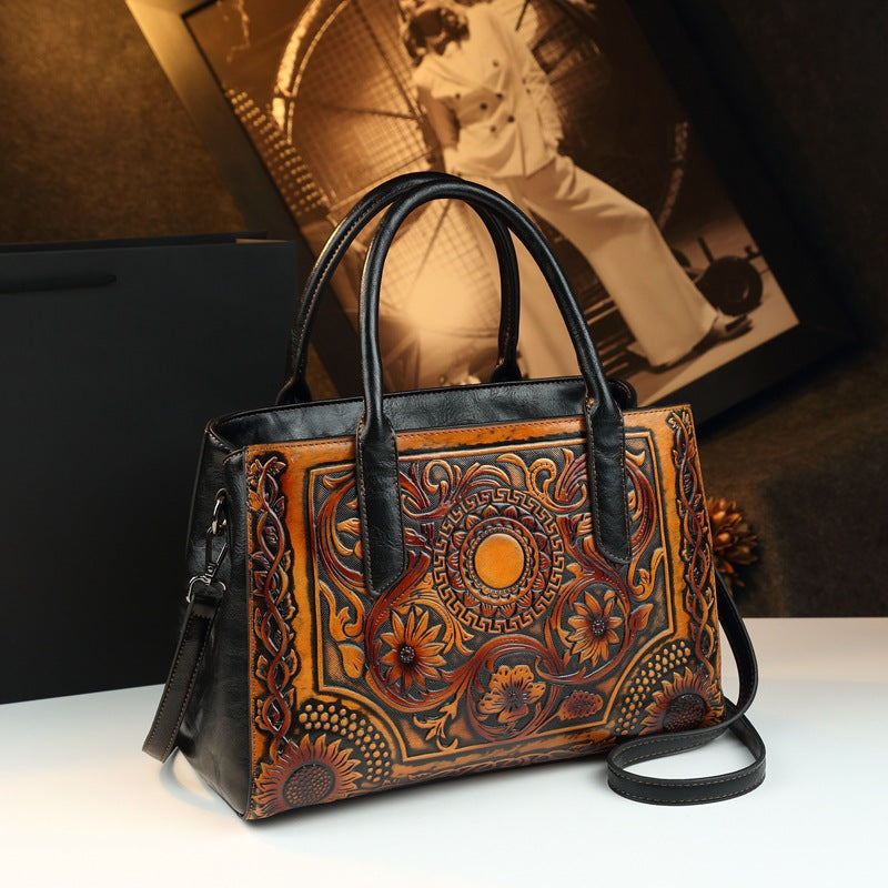 Women's Large Capacity Shoulder Bag – Simple Versatile Everyday Handbag