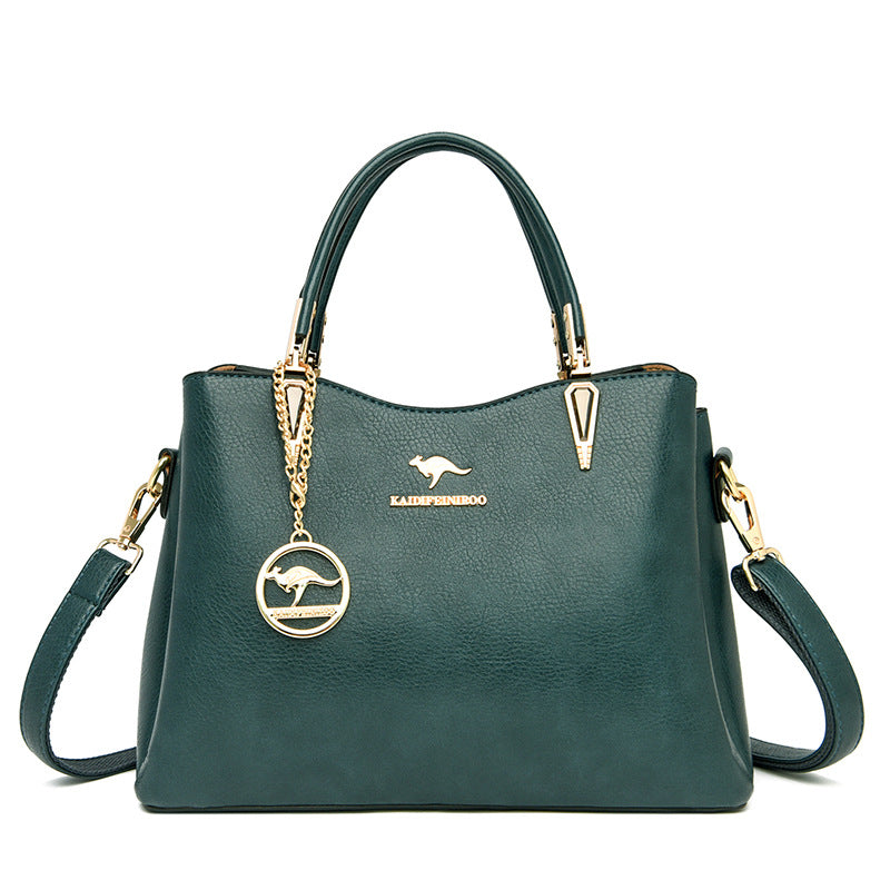 Women's Retro Motorcycle PU Messenger Bag – Metal Detail Shoulder Bag