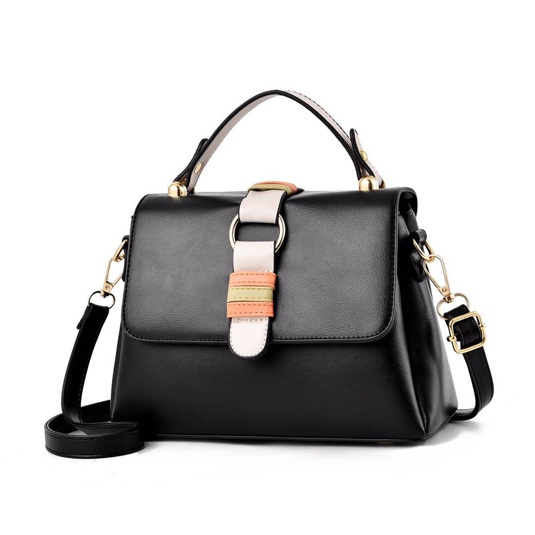 Women's PU Small Square Shoulder Bag – Compact Crossbody Handbag in 6 Colours