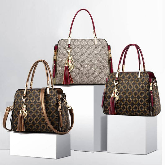 Women's High-End Shoulder & Messenger Bag – Luxury Multi-Carry Handbag