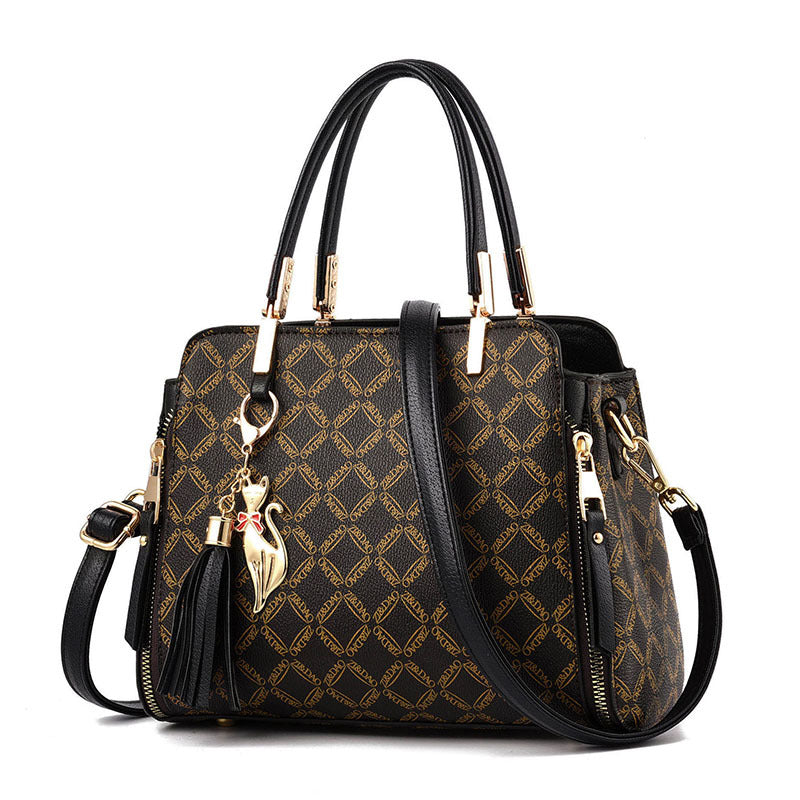 Women's High-End Shoulder & Messenger Bag – Luxury Multi-Carry Handbag